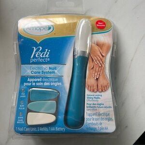 Amope Pedi Perfect Electronic Nail Care System New In Packaging Three Refills